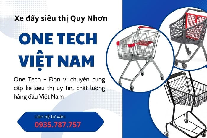 Đơn vị cung cấp xe đẩy siêu thị Quy Nhơn uy tín 